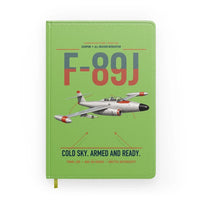 Thumbnail for F-89J Scorpion design on light green notebook