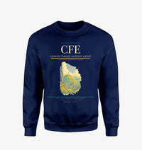 Thumbnail for Clermont-Ferrand Auvergne Airport CFE Sweatshirt - Navy Blue