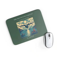 Thumbnail for VINTAGE G4441 - The Moonpath Takeoff - Designed Mouse Pads design on darkgreen rectangle