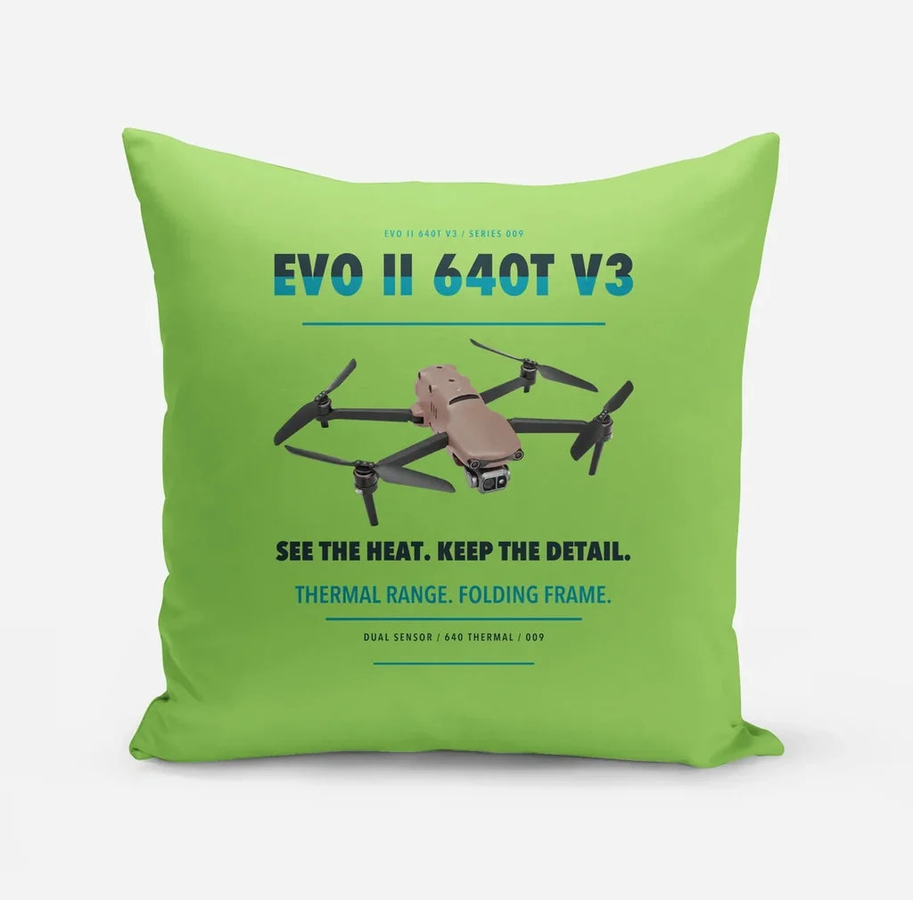 Autel EVO II Dual 640T V3 design on light green pillow