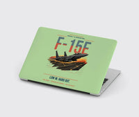 Thumbnail for F-15E Strike Eagle design on light green MacBook case