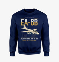 Thumbnail for EA-6B Prowler design on navy blue sweatshirt
