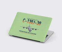 Thumbnail for C-130J-30 Super Hercules design on light green MacBook case