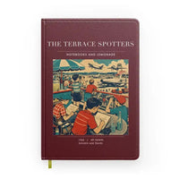 Thumbnail for VINTAGE G4114 - The Terrace Spotters - Designed Notebooks design on darkred