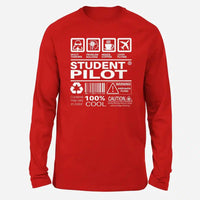Thumbnail for Student Pilot Label T-Shirt - view 4