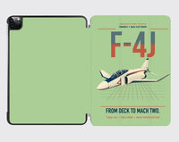 Thumbnail for F-4J Phantom II design on light green ipad tablet case