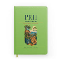 Thumbnail for Phrae Airport (PRH) design on light green notebook