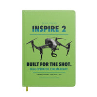 Thumbnail for DJI Inspire 2 design on light green notebook