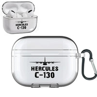 Thumbnail for Military Transport Airplane C 130 AirPods Pro transparent case - With Buckle