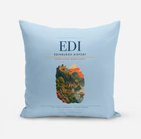 Thumbnail for Edinburgh Airport EDI - Firth Stone Heather Crest - Light Blue