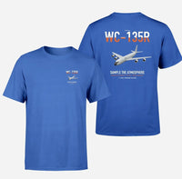 Thumbnail for WC-135R Constant Phoenix design on blue double-side t-shirt, double-side print