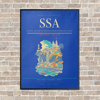 Thumbnail for Salvador - Deputado Luis Eduardo Magalhaes International Airport SSA - Canvas Framed - Blue