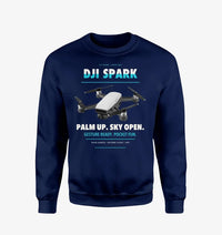 Thumbnail for DJI Spark design on navy blue sweatshirt