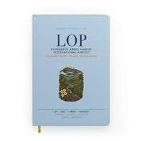 Thumbnail for Zainuddin Abdul Madjid International Airport Lombok (LOP) design on light blue notebook