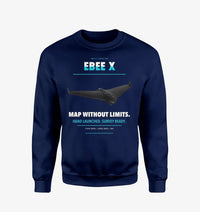 Thumbnail for AgEagle eBee X design on navy blue sweatshirt