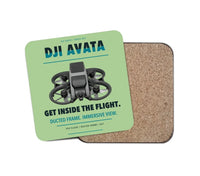 Thumbnail for DJI Avata design on light green 1 piece coaster