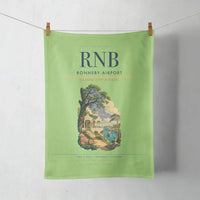 Thumbnail for Ronneby Airport (RNB) design on light green towel