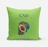 Thumbnail for Maurice Bishop International Airport (GND) design on light green pillow