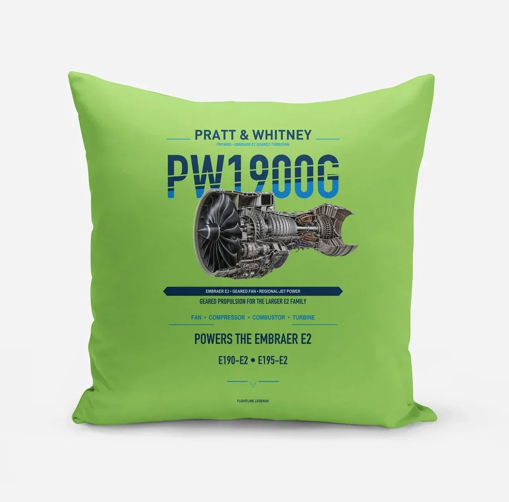 PW1900G design on light green pillow