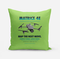 Thumbnail for DJI Matrice 4E design on light green pillow