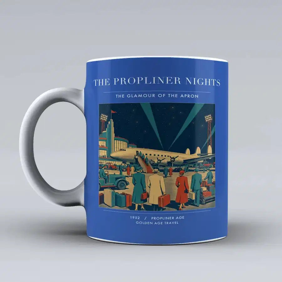 VINTAGE G4080 - The Propliner Nights - Ceramic Mug design on blue