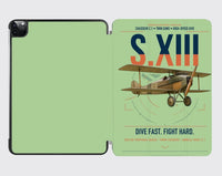 Thumbnail for SPAD S.XIII C.1 design on light green ipad tablet case