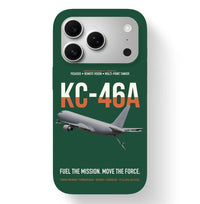 Thumbnail for KC-46A PEGASUS design on dark green magsafe iphone case, for iPhone 17 Pro