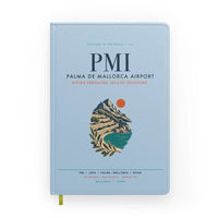 Thumbnail for Palma de Mallorca Airport (PMI) design on light blue notebook