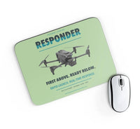 Thumbnail for BRINC Responder design on light green rectangle mouse pad