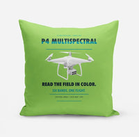 Thumbnail for DJI P4 Multispectral design on light green pillow