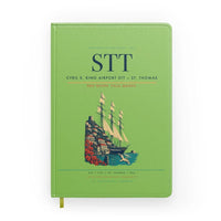 Thumbnail for Cyril E. King Airport (STT) design on light green notebook