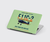 Thumbnail for F11C-2 Goshawk Dive from the High Hat design on light green MacBook case