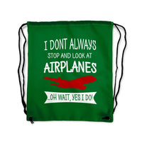 Thumbnail for Plane Spotter Drawstring Bag - view 4