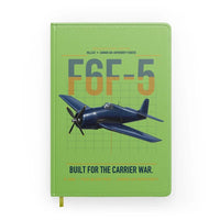 Thumbnail for F6F-5 Hellcat design on light green notebook