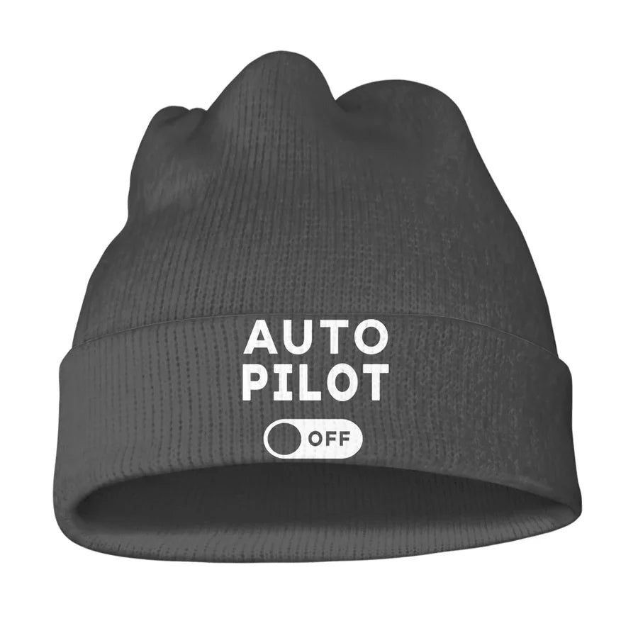 Auto Pilot Off Knit 3D 3D Beanie - view 4