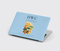 Thumbnail for Al Maktoum International Airport (DWC) design on light blue MacBook case