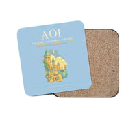 Thumbnail for Ancona Falconara Airport AOI Coaster 1-Piece - Light Blue