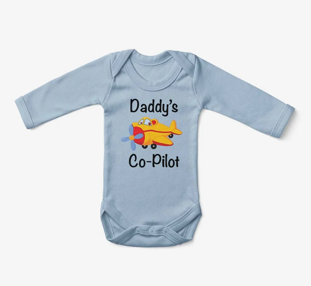 Daddy's Co-Pilot Baby Bodysuit - view 4