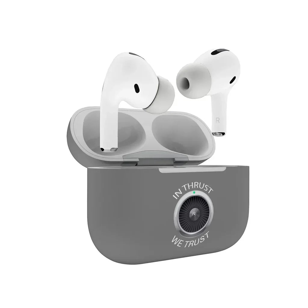 In Thrust We Trust AirPods Pro plastic case - Dark Gray