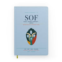 Thumbnail for Vasil Levski Airport – Sofia (SOF) design on light blue notebook