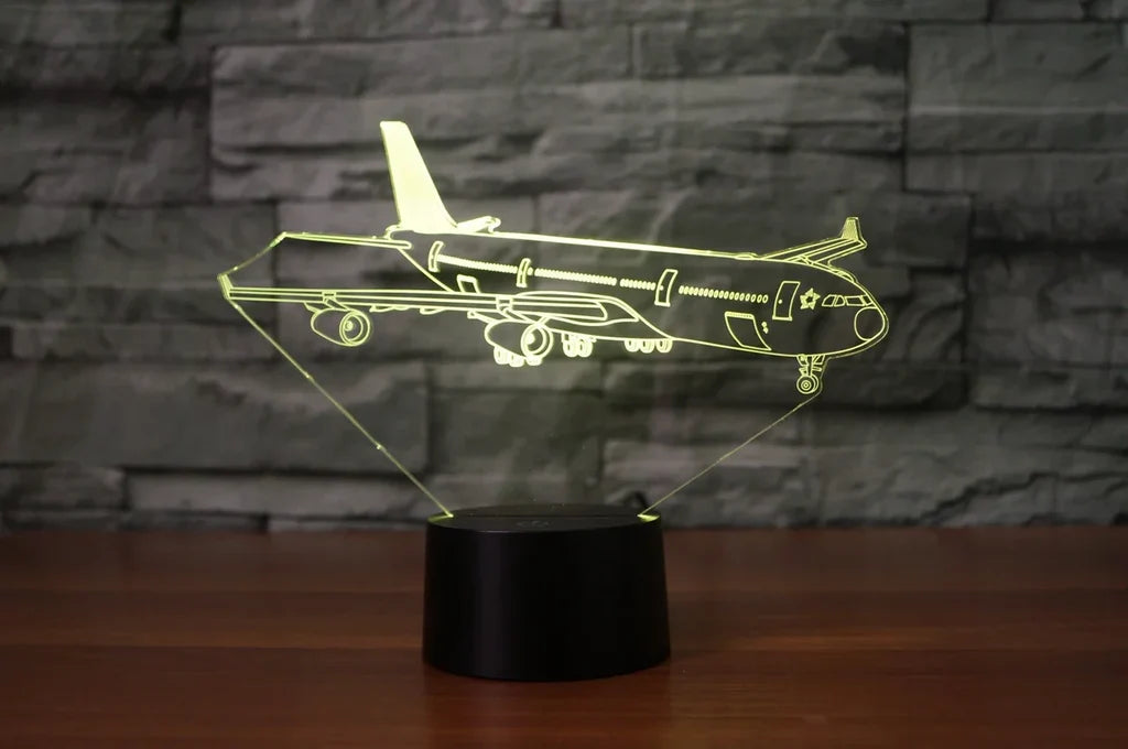 Customisable Airbus A340 3D Lamp - view 5