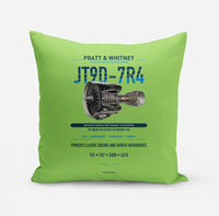 Thumbnail for JT9D-7R4 design on light green pillow