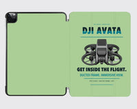 Thumbnail for DJI Avata design on light green ipad tablet case