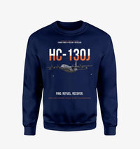 Thumbnail for HC-130J COMBAT KING II design on navy blue sweatshirt