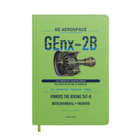 Thumbnail for GEnx-2B design on light green notebook