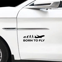 Thumbnail for Born to Fly Car Sticker - view 4