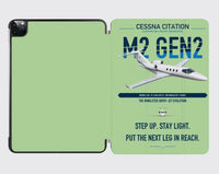 Thumbnail for Cessna Citation M2 Gen2 design on light green ipad tablet case