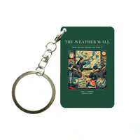 Thumbnail for VINTAGE G4141 - The Weather Wall - Designed Key Chain design on darkgreen