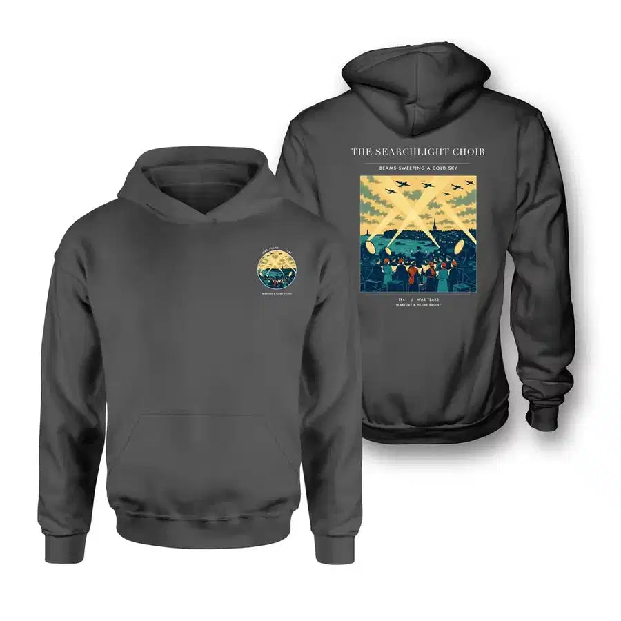 VINTAGE G4504 - The Searchlight Choir - Double-Side Hoodie design on darkgray double side