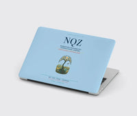 Thumbnail for Nursultan Nazarbayev International Airport Astana (NQZ) design on light blue MacBook case